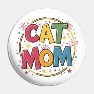 Cat mom Pin