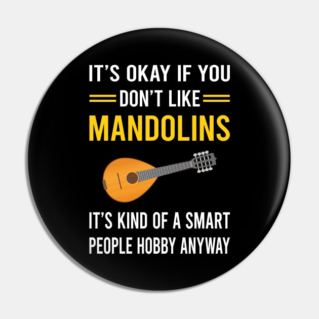 Smart People Hobby Mandolin Pin by Good Day