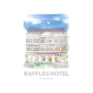 Raffles Hotel Singapore Art T-Shirt