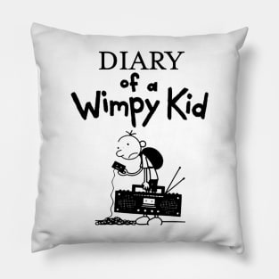 a  kid black Pillow