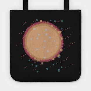 Abstract Orange Planet Tote