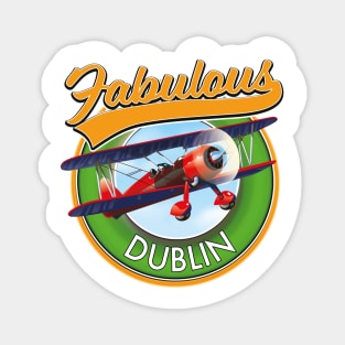 Fabulous Dublin travel patch Magnet