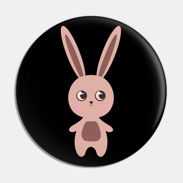 Cute little bunny Pin by Print Art Station