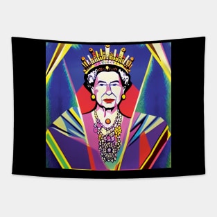 Queen Elizabeth II-Art Deco Tapestry