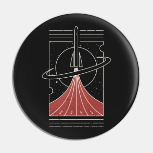 Space Race Pin