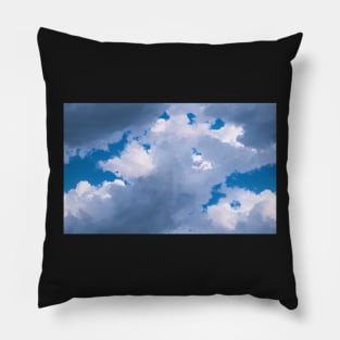 Seamless Cloud Texture Patterns III Pillow