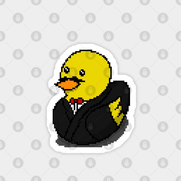 Duckys the Businessman Magnet by pixelzart