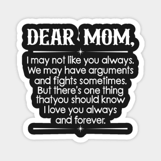 Dear mom Magnet