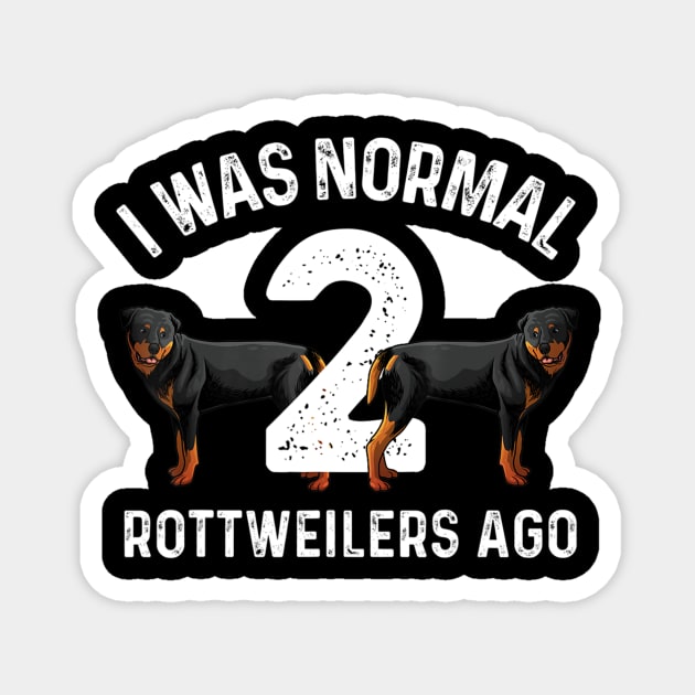 Funny Rottweiler Designs Rott Pet Lovers Magnet by Zak N mccarville