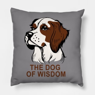 the wise dog Pillow