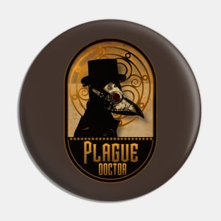 Steampunk Plague Doctor Pin