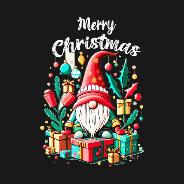 Merry Christmas Gnome Family Christmas by albaley