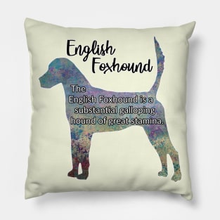 English Foxhound Pillow