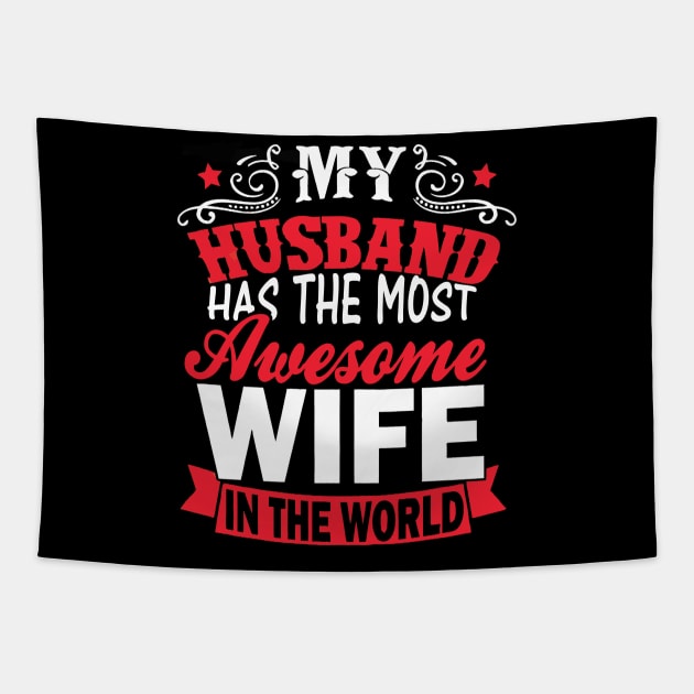 My husband and me Tapestry by LiFilimon