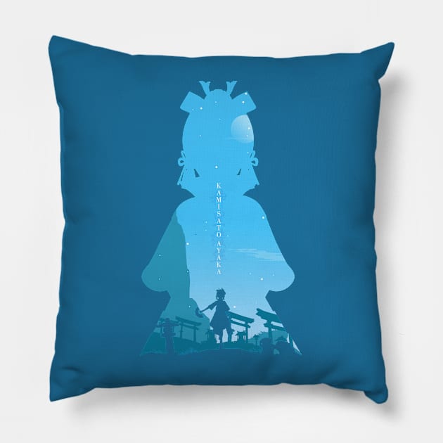 Ayaka Landscape Pillow by Nero