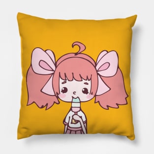 pinky girl Pillow