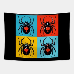 Pop Black Widow Spider - Cool Spider Tapestry