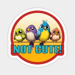 NOT Cute Birds Magnet