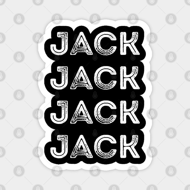 First Name Jack/  Jack Name Magnet by Abddox-99