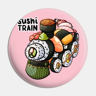 Sushi Train Pin