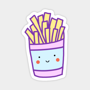 Kawaii French Fries (Pastel) Magnet