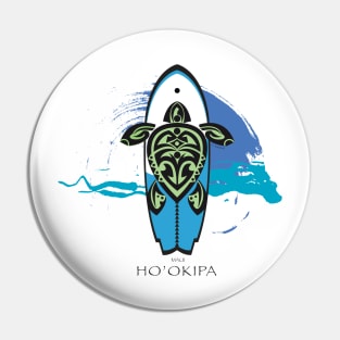 Tribal Turtle Tattoo Surf's Up / Ho'okipa, Maui Pin