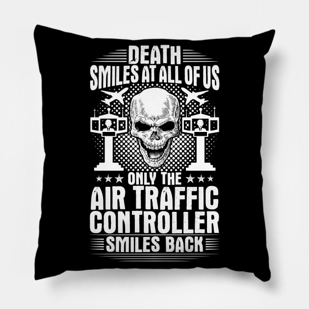 Air Traffic Controller Control Tower ATCO Gift Pillow by Krautshirts