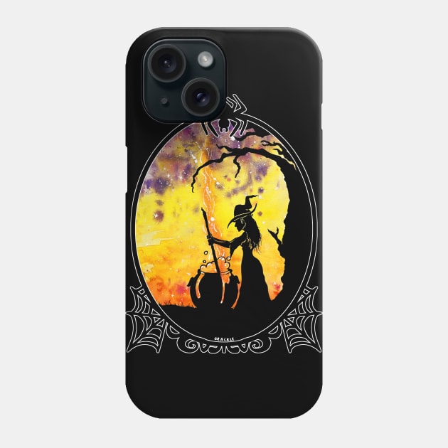 Potions At Sunset Phone Case by Jan Grackle