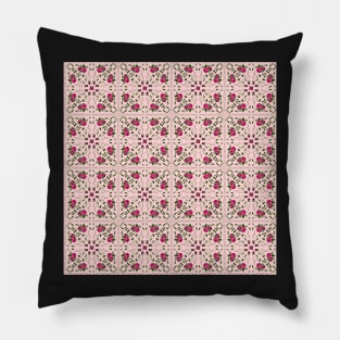 Roses floral artwork Pillow