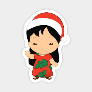 Ms Lilo Xmas Magnet