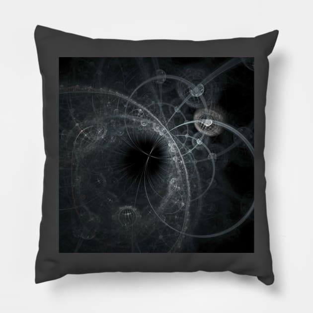 Three time dimensions, one space dimension Pillow by BarrySullivan