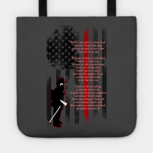 Thin Red Line Tote