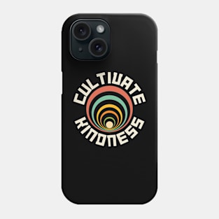 Cultivate Kindness | Vintage Retro Circles Phone Case