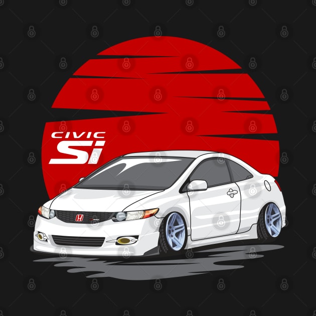 Honda Civic Si (White) by zevalia