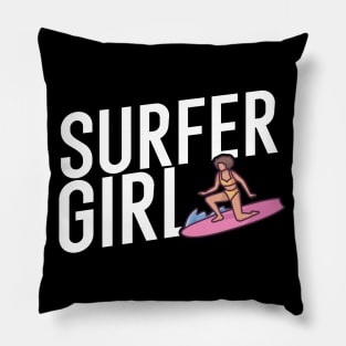 Surfer girl Pillow