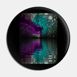 The Neverending Galaxy Lake Pin