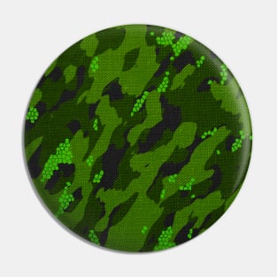 Camouflage - Green Pin