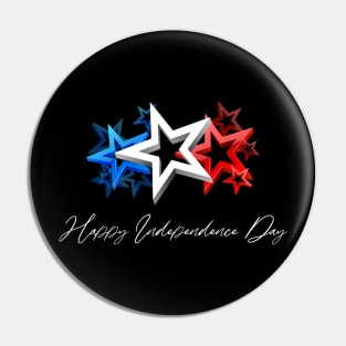 Happy American Independence Day Pin