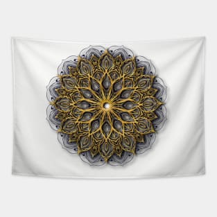 Luxury golden mandala Tapestry