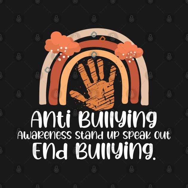 Anti Bullying Awareness Stand Up Speak Out End Bullying. by chidadesign