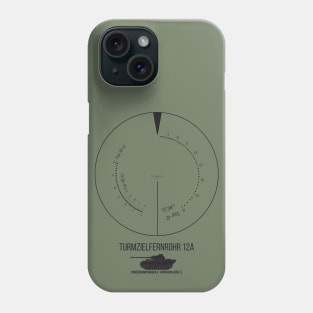 The sight of the German Panther tank Phone Case