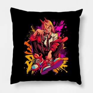 power chainsaw man Pillow