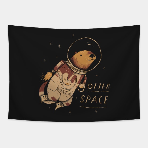 otter space Tapestry by Louisros