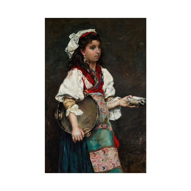 Gypsy Girl by Julius LeBlanc Stewart by Classic Art Stall