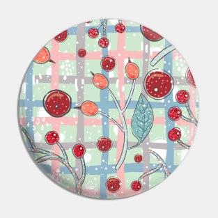 Winter Berry Pin