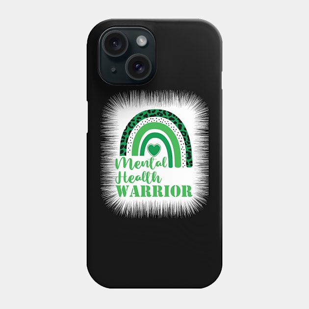 Mental Health Warrior Mental Health Matters Phone Case by Prints by Hitz