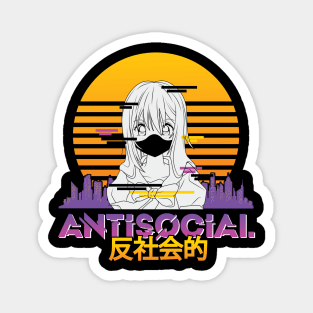 Vaporware Aesthetic Anti Social Anime Magnet