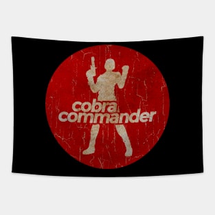 cobra commander - simple red circle vintage Tapestry