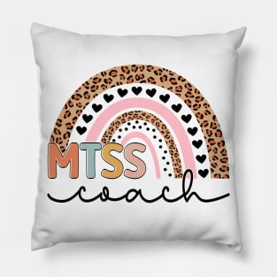 Cool MTSS Coach MTSS Team Support Teacher Pillow