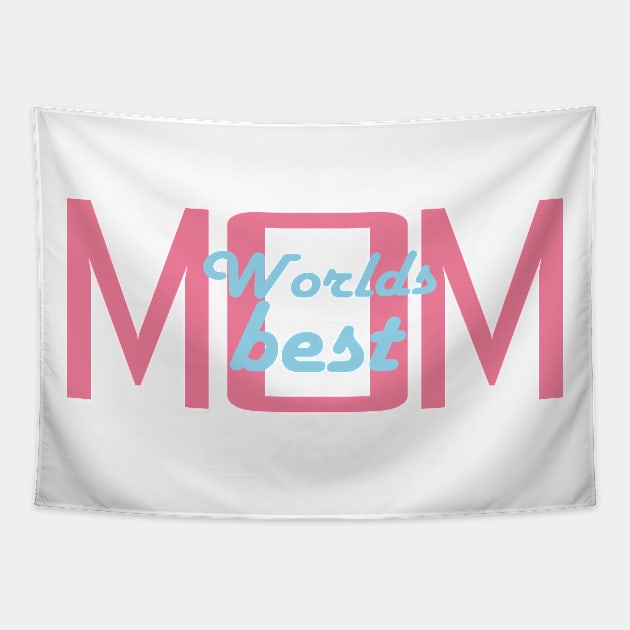 World Best Mom Tapestry by Day81